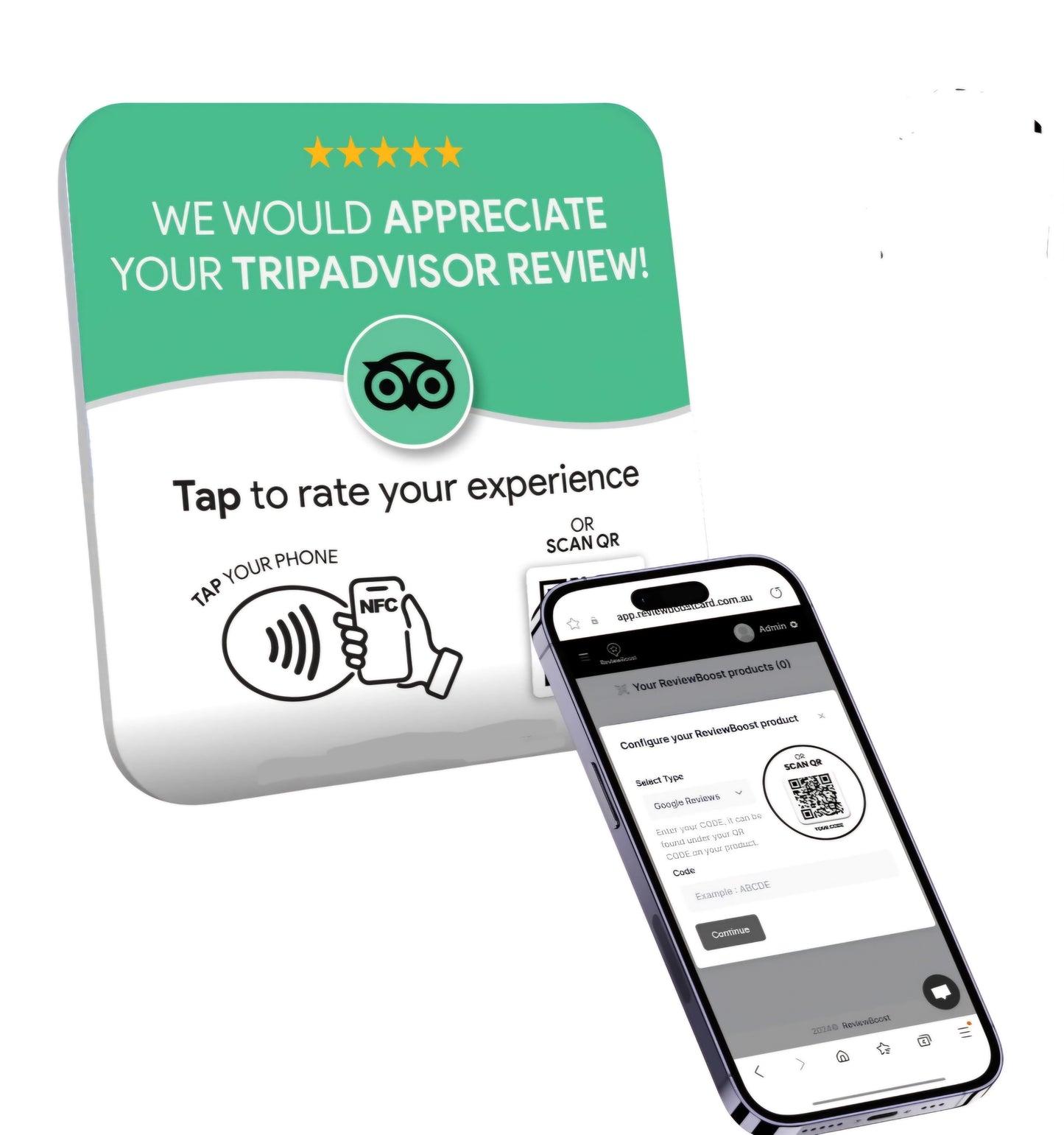 Reviews us on Tripadvisor
